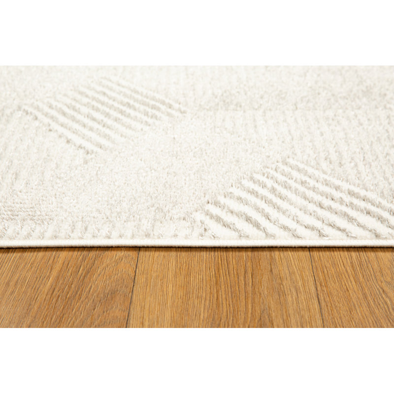 Tanja Collection Modern Geometric Area Rug, Rectangle 1'9" x 3'2"