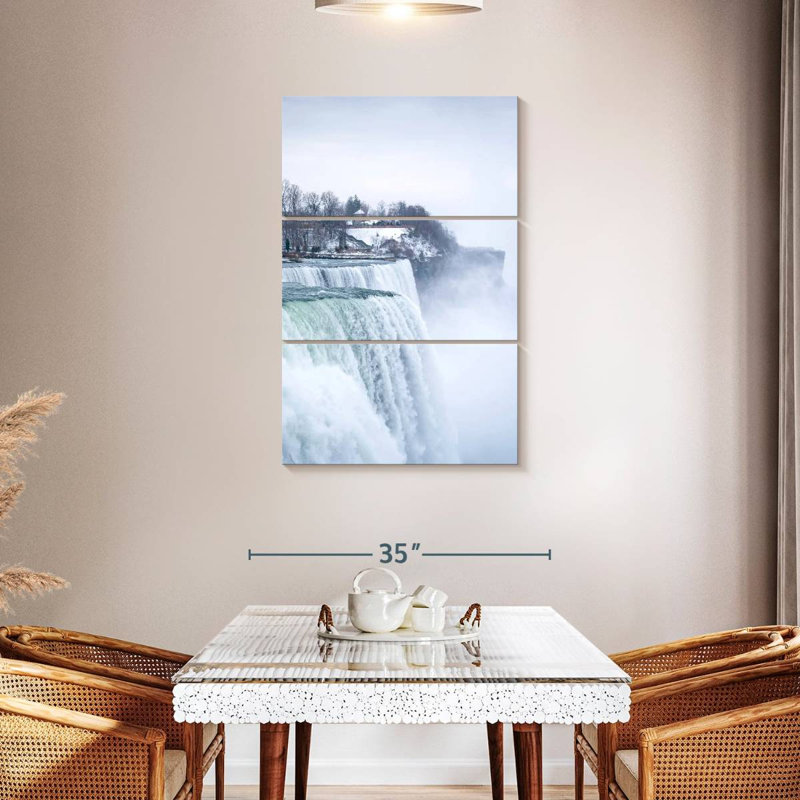 Alvord, Chutes du Niagara, hiver, H 45 po x l 28 po