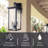 Baldwyn Black Outdoor Wall Lantern