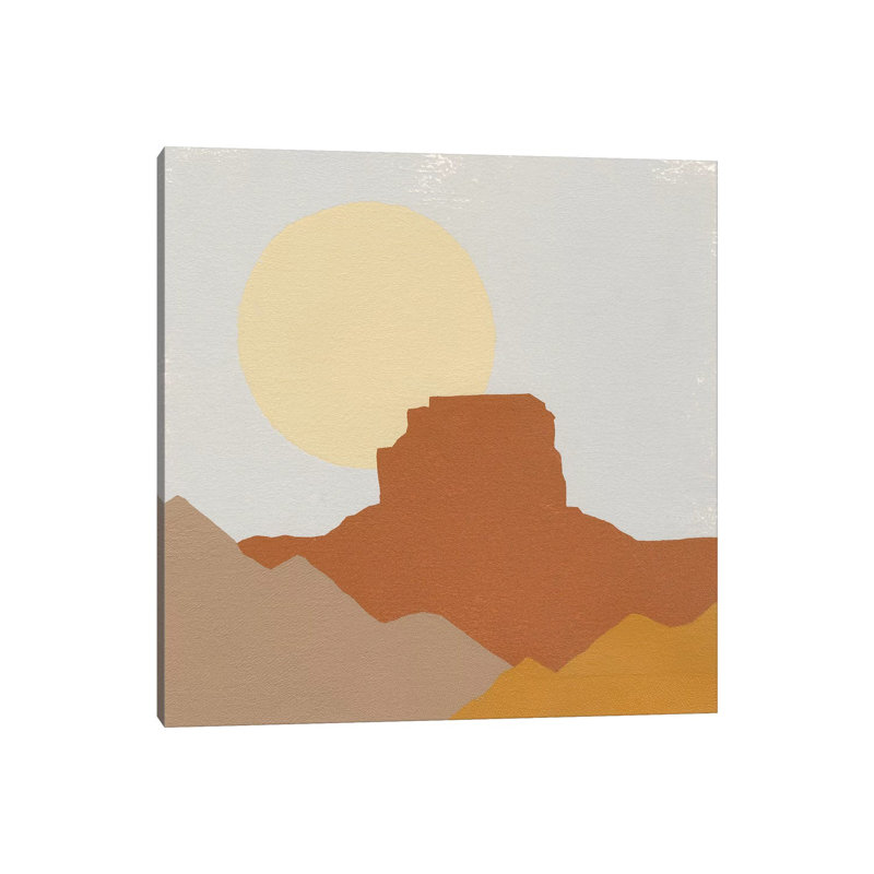 Desert Sun III by Moira Hershey - Print on Canvas, Wrapped Canvas, 30.48cm H x 30.48cm W x 1.91cm D