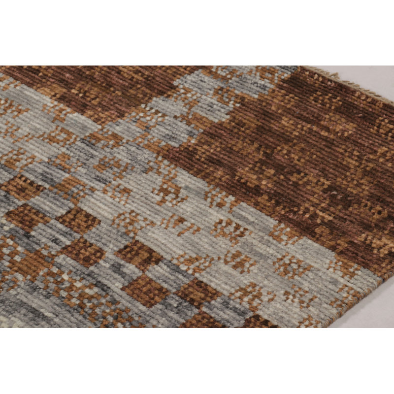 Modern One-of-a-Kind 8'2X10'1 Hand Knotted Area Rug