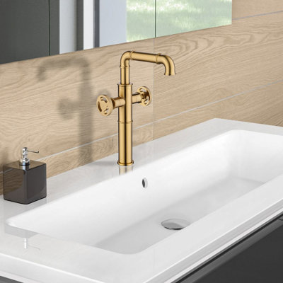 Robinet pour salle de bain à poignée ronde Roind