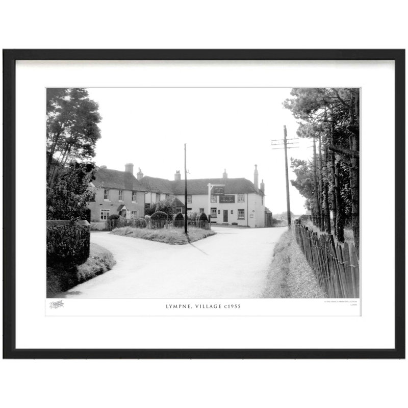 Lympne, Village C1955 by Francis Frith - Single Picture Frame Print, 28cm H x 36cm W x 2.3cm D
