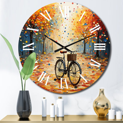Bicycle Pedals Of Time I - Transportation Wall Clock