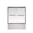 56-60"X58" Aluminum Frame Double Sliding Bathtub Screen,Bypass Bathroom Sliding Door With 1/4" (6Mm) Clear Tempered Glass, Sliding Glass Shower Enclosure-120129705