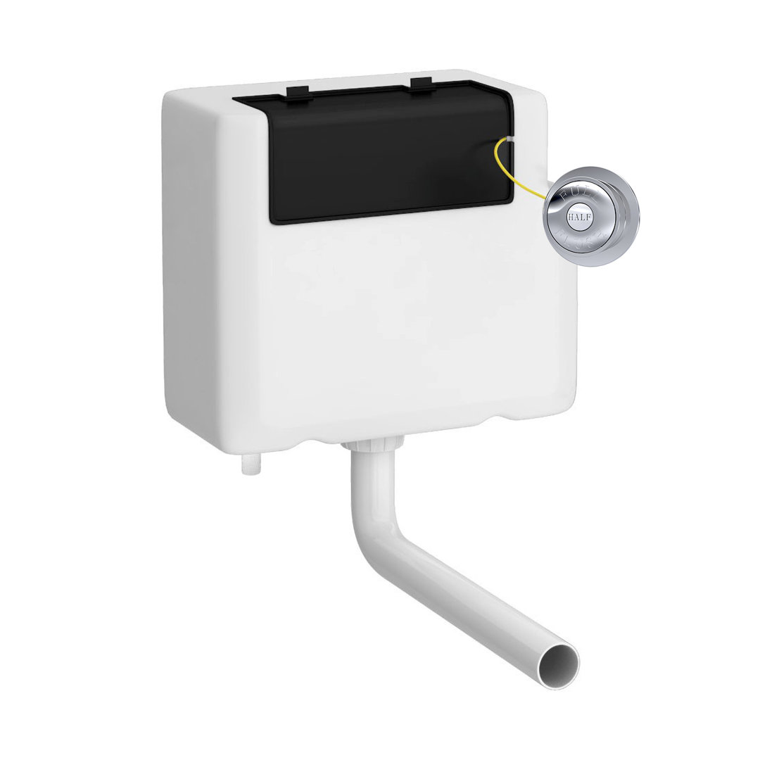 Hudson Reed Universal Access Cistern - Chrome - Bottom Inlet - Dual Flush - Image 5