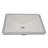 Ruvati 18 x 12-3/4 inch Undermount Bathroom Sink Biscuit Rectangular Porcelain Ceramic with Overflow --93986373