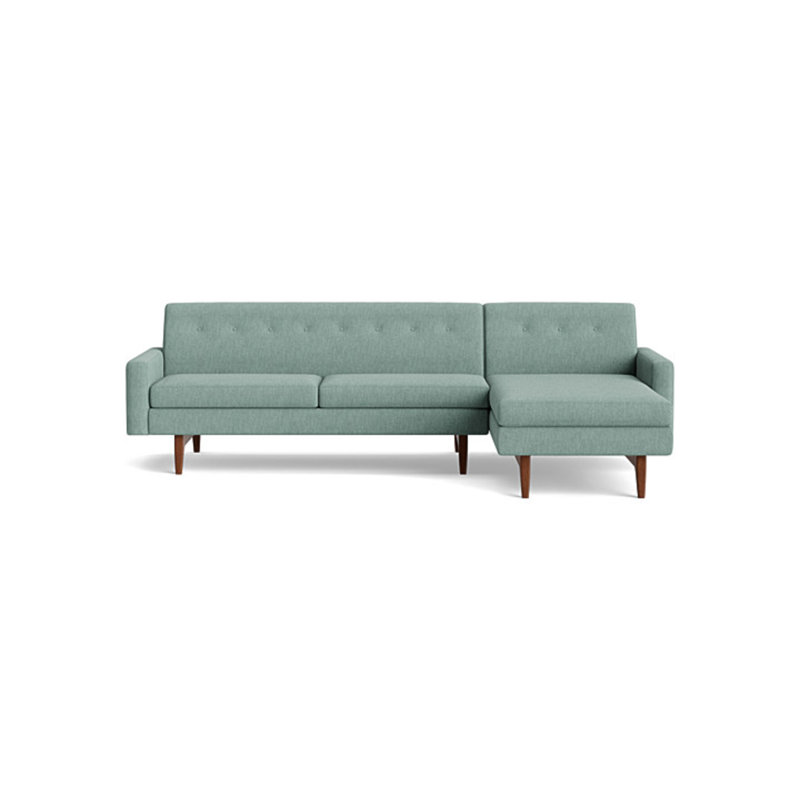 Tyler Chaise Sectional, Performance Weave - Spa, Right Hand Facing
