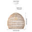 Geometric Pendant Light 1-Light Burrton-1528523018