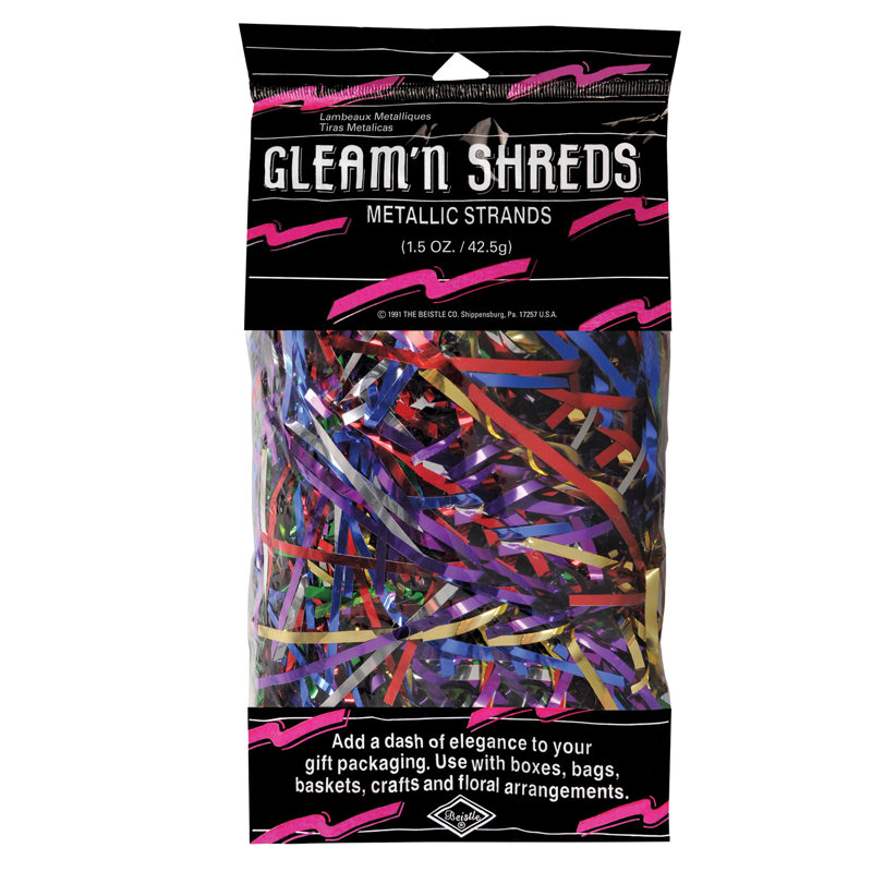 Brins métalliques Gleam 'N Shreds, Multicolore