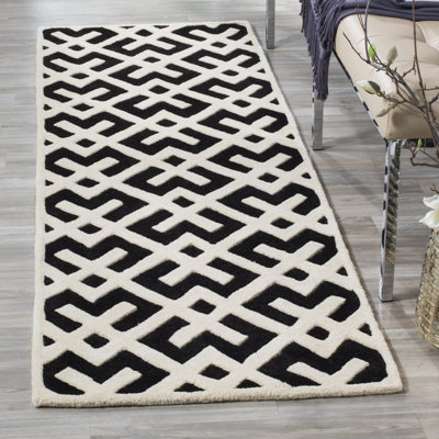 Geometric Wool Hand Woven Area Rug