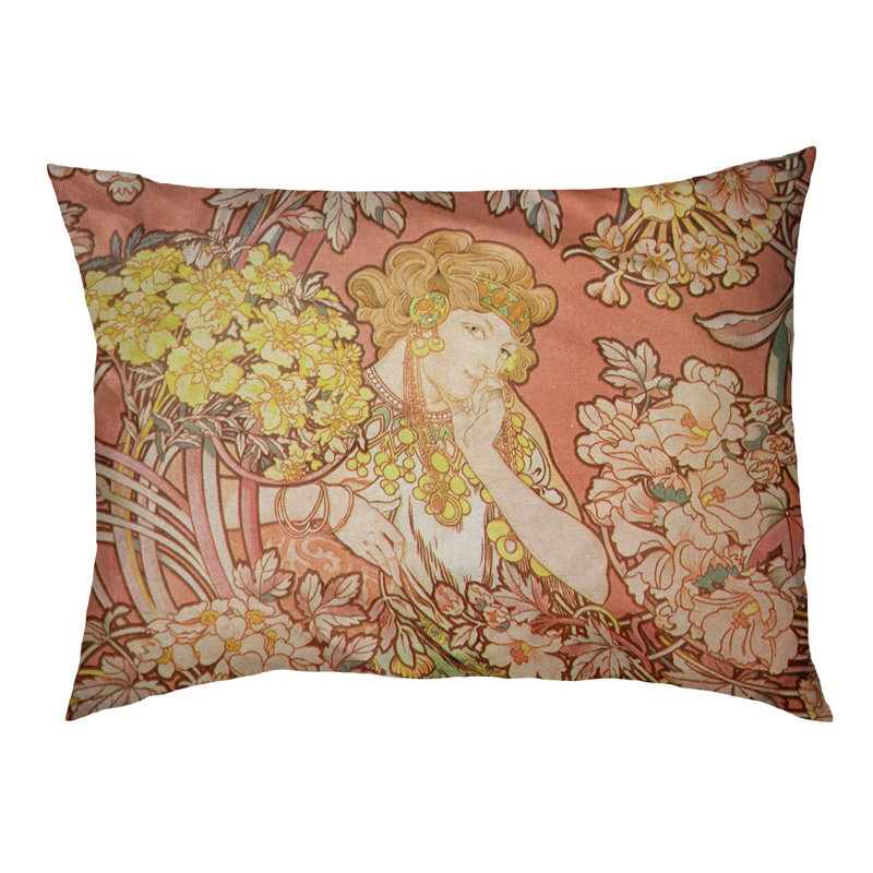 Coussin Spillers, Grand (L 52 po x l 42 po), Orange