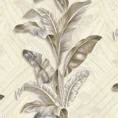 Stratum Palma Design Metallic Texture 33' L x 42" W Wallpaper Roll