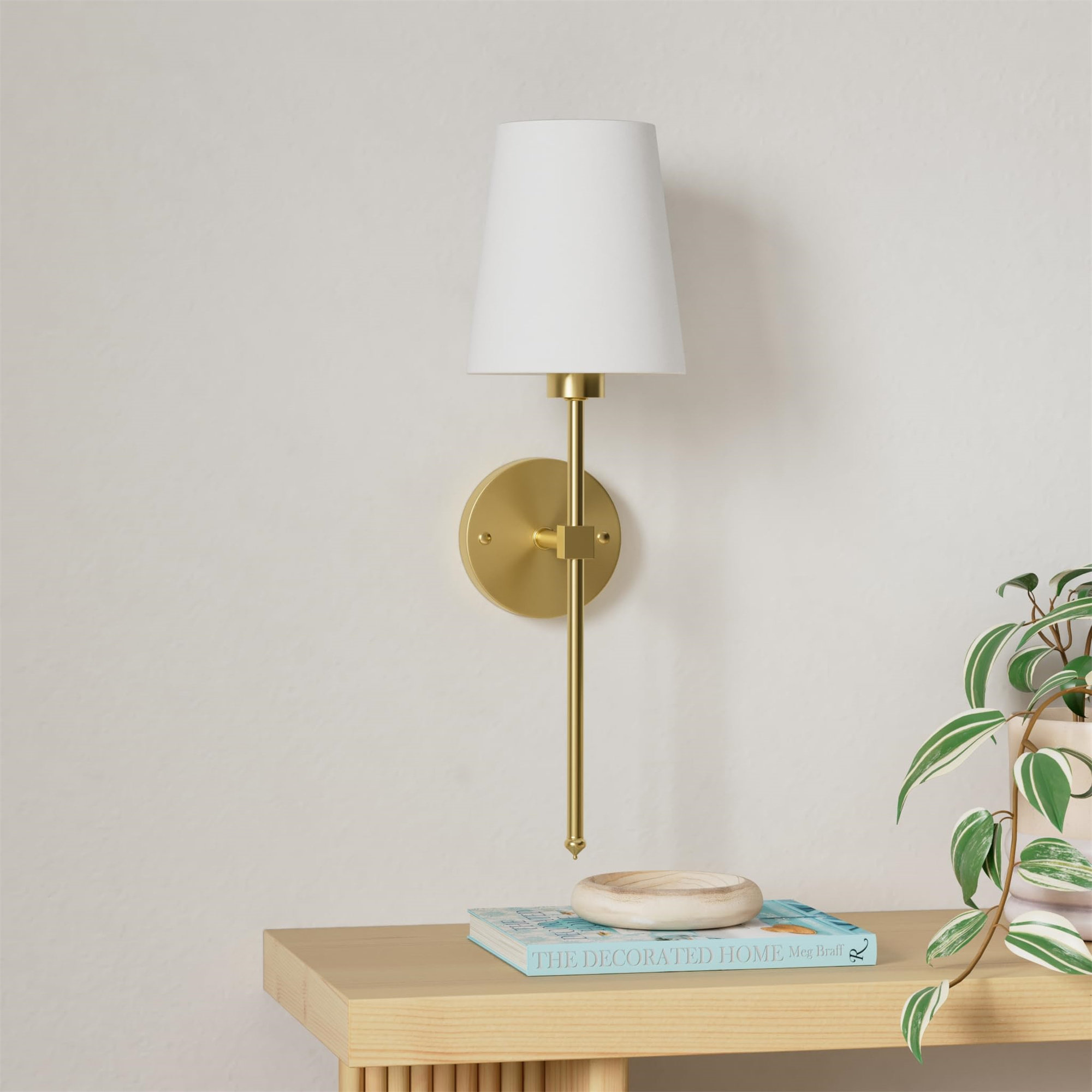 Battery Operated Wall Sconce Set Of 2 Rechargeable Wall Lights With 5000Mah Dimmable Detachable Charging Bulbs And Remote 3 Color Temperature