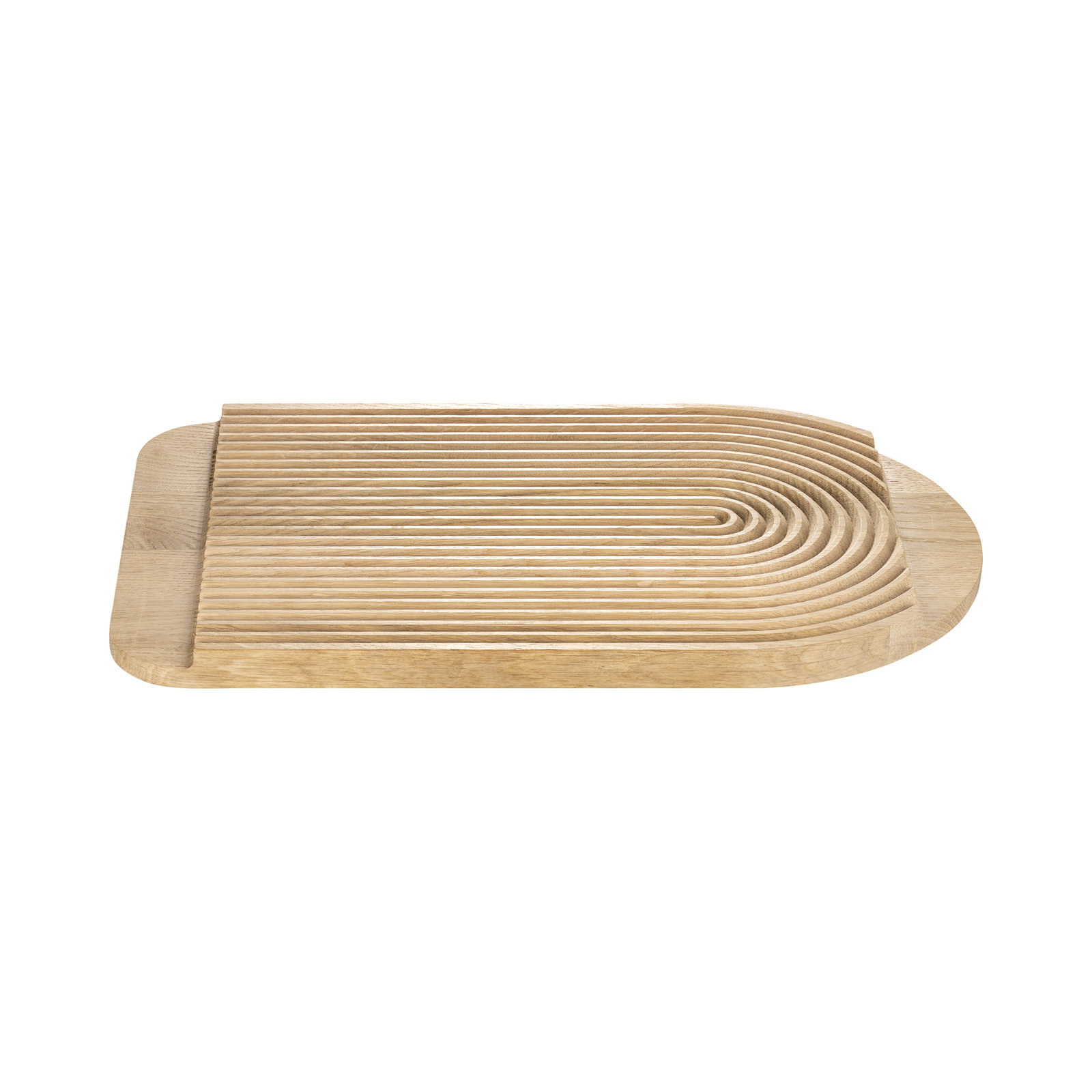 ZEN Oak Wood Cutting Board, 15.6"L x 9.8"W x 0.8"D