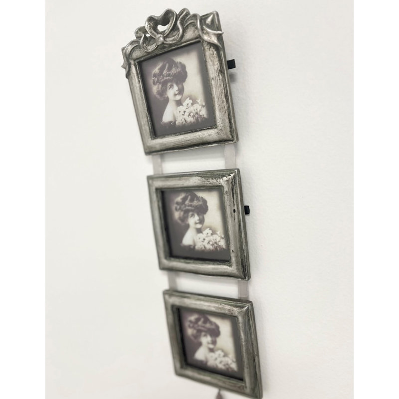 Grey Embossed Picture Frame