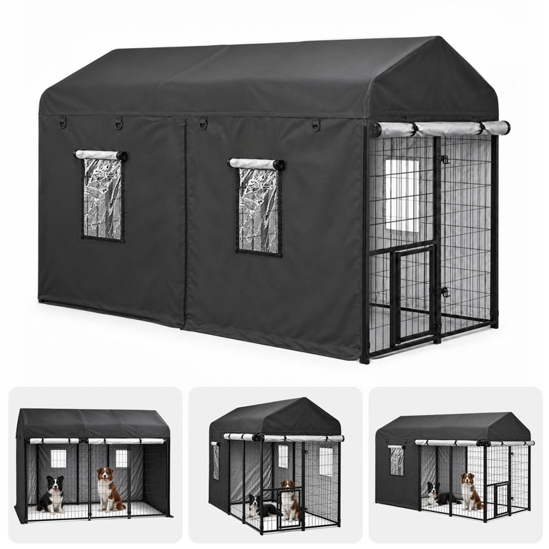 Housse de chenil, 4.ftx8.ft Insulated Kennel cover