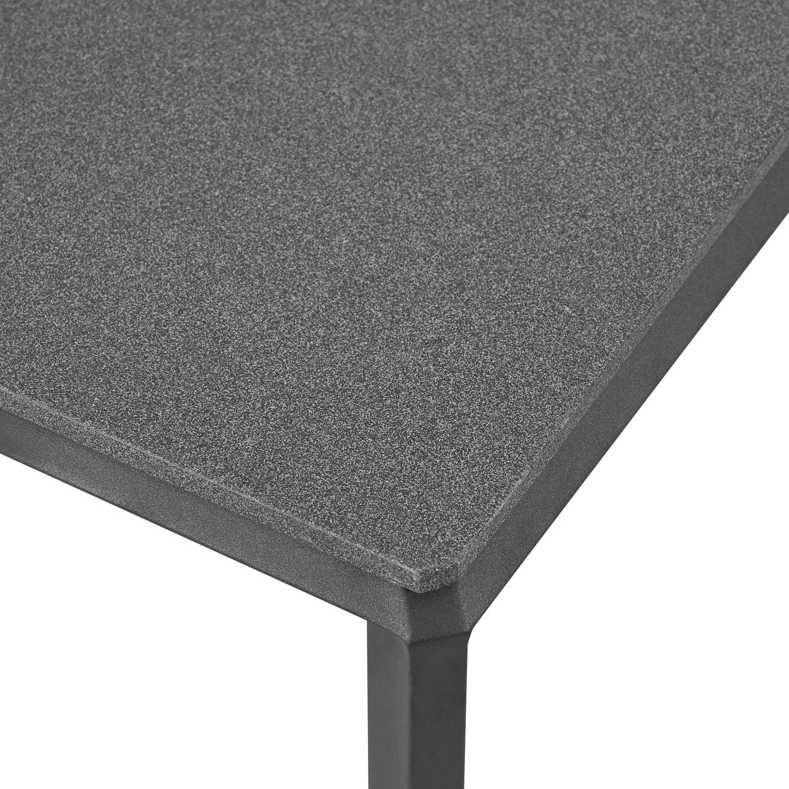 Riverside 39" Patio Table, Gray