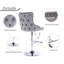 Glazer Swivel Upholstered Adjustable Height Bar Stool-289848645