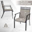 Chaise de salle à manger d'extérieur en métal Nedelia-91148919