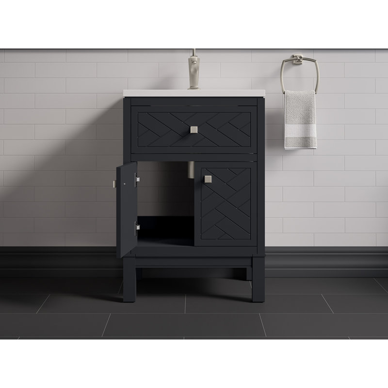 24.31 in. Vanity, Slate Gray
