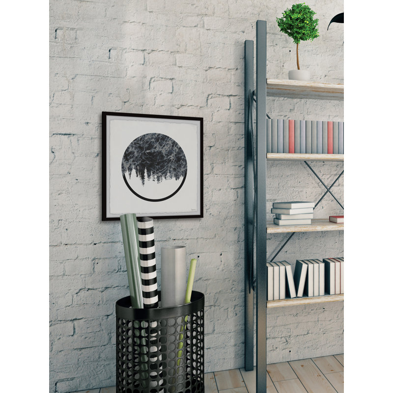 « forest reflection », impression encadrée, H 12 po x l 12 po x P 1,5 po