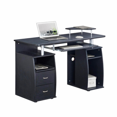 Bureau d'ordinateur complet avec rangement