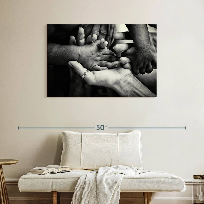 Leisha Family Hands BW