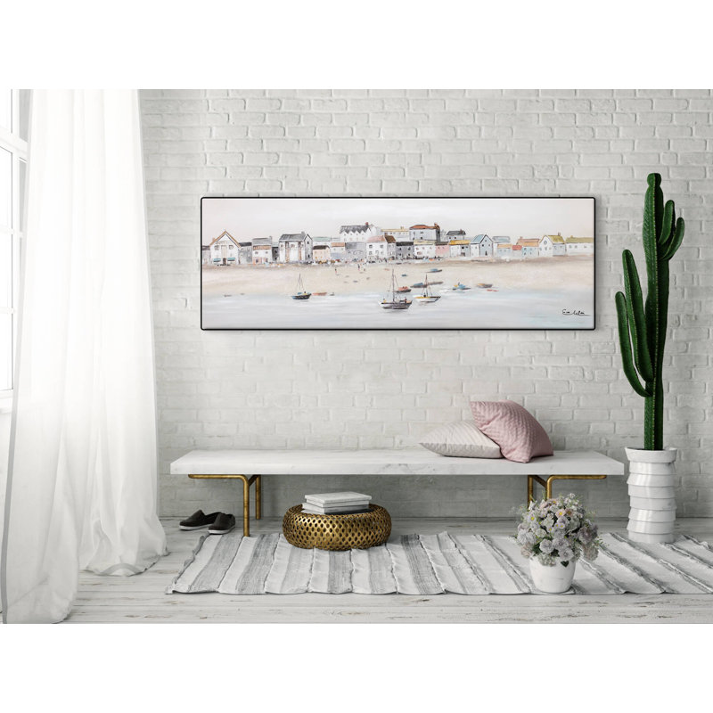 Leinwandbild "Little Port Town"