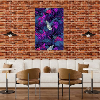 Art mural Neon Jungle Night