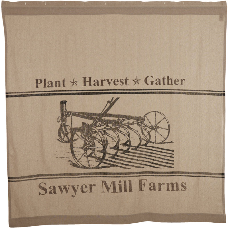 Rideau de douche en coton Sawyer Mill