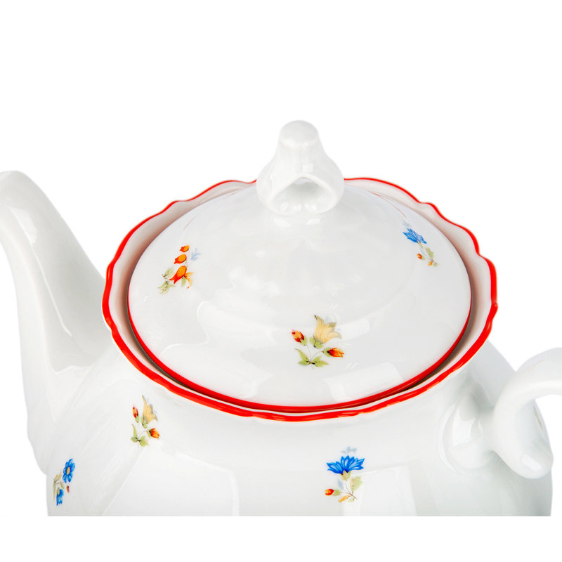 Théière en porcelaine bohémienne Waltz