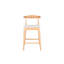 Tabourets de comptoir en bois massif de style moderne Mid-Century 24 po, tabourets de comptoir rembourrés avec pieds en bois pour îlot de cuisine Bar (structure et coussin)-974948027-974948006
