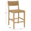 Tabouret de comptoir tissé Dutton-1061266534