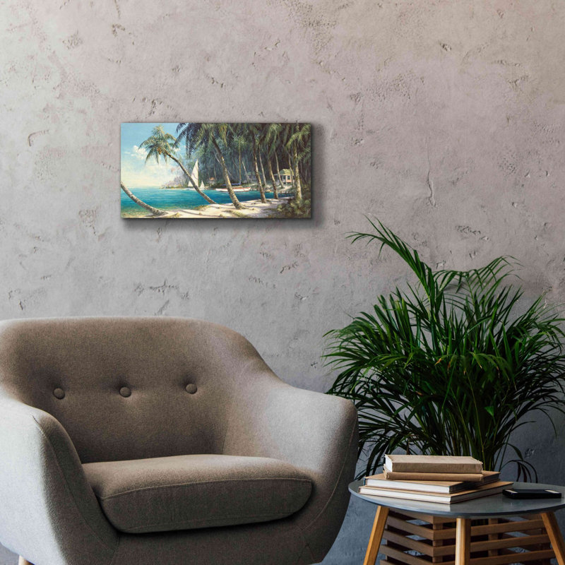 «Bali Cove» par Art Fronckowiak, estampe numérique sur toile, H 24 po x l 12 po