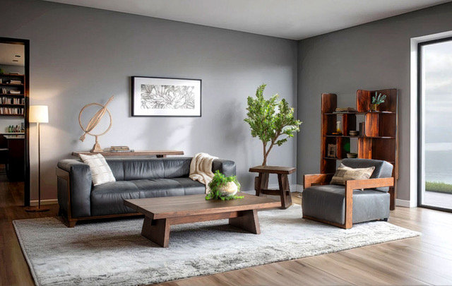 Carlo Acadia 58" Coffee Table In Coffee Bean