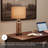 Arva Glass Standard Table Lamp