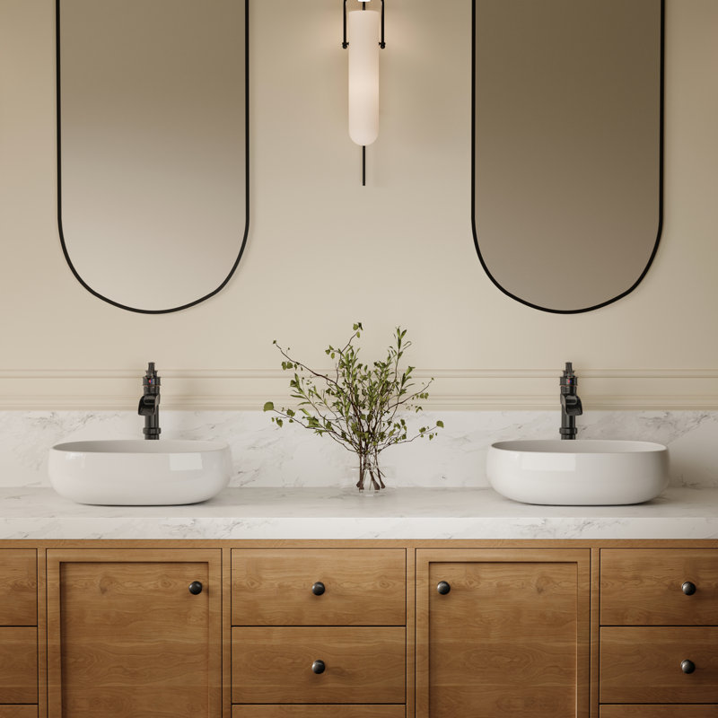 Robinet pour salle de bain Deluge, Bronze frotté à l'huile