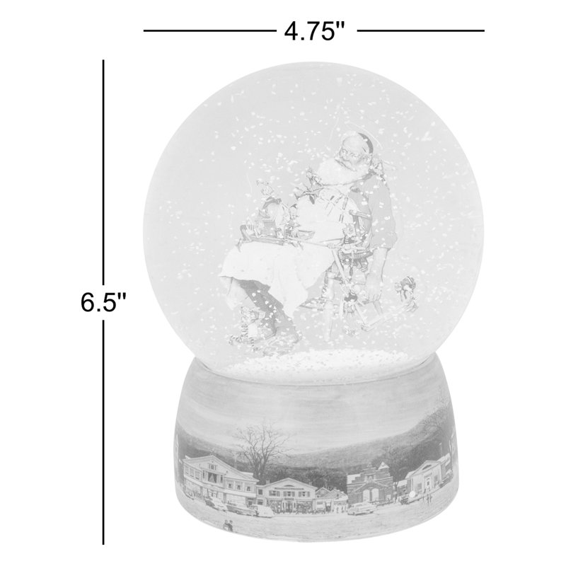 Boule à neige 6,5 "Norman Rockwell