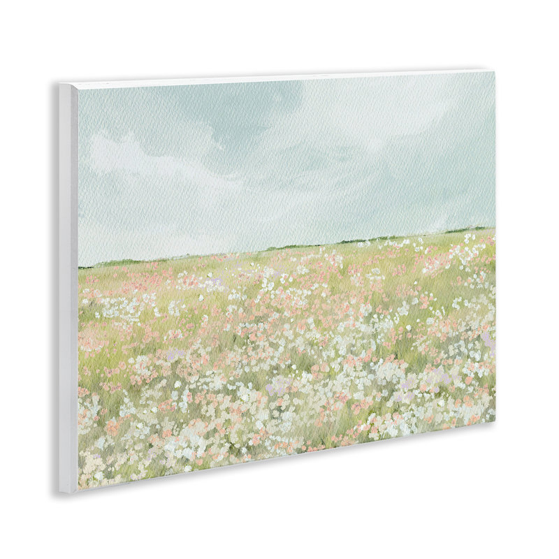 Budding Field Scenery Wall Plaque, design by Leah Straatsma