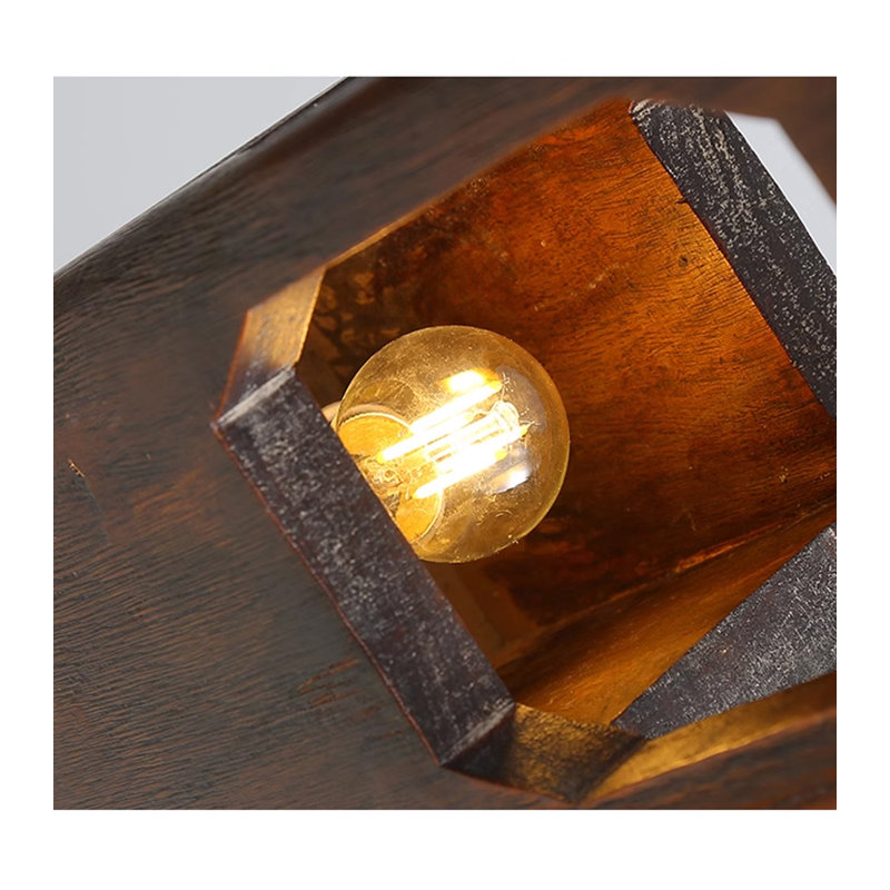 Lampe sur pied en bois de bouleau Minimalist