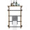 4-Tier Blanket Rack Ladder w/ Shelf