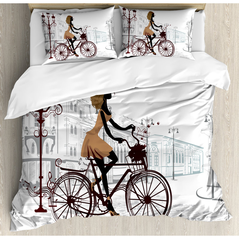 Teen Room Quilt Set, King Duvet Cover + 2 King Shams