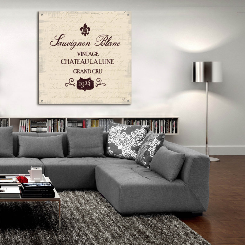 «Wine Tustation» par Janelle Penner, H 36 po x l 36 po x P 0,2 po