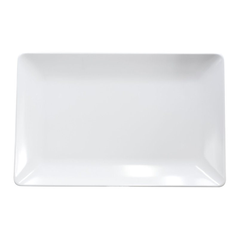 Plateau en mélamine, Blanc, H 1,5 po x l 18 po x P 11,5 po