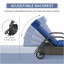 Chaise longue d'extérieur en osier à dossier réglable à 5 niveaux avec roulettes, coussin et appui-tête Outsunny
