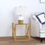 Glass Top Sled End Table-550277873