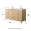Ensemble de meuble-lavabo double 60 po Elan-128067248-128067249