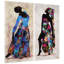«Her Beauty I and II On Glass», 2 pièces