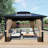 Aoodor Replacement 4-Panel Gazebo Sidewall Curtains-121327734-97531252